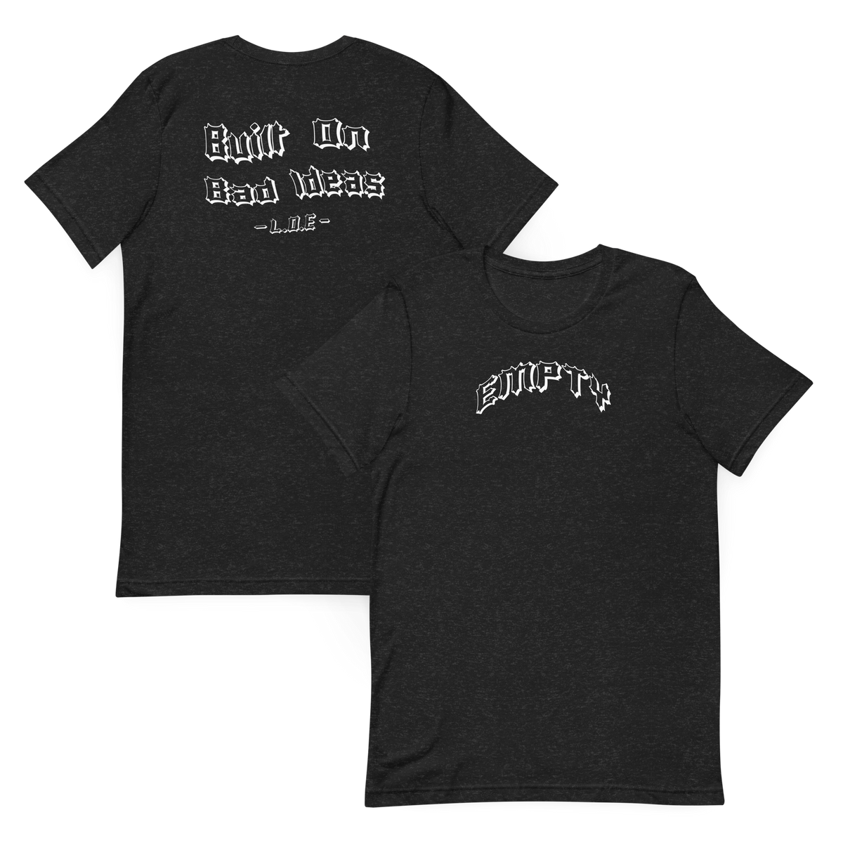 "Built on Bad Ideas" Core Tee - Black